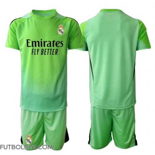 Camiseta Real Madrid Portero Visitante Equipación para niños 2025-26 manga corta (+ pantalones cortos)